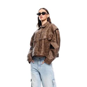 Lioness Lioness - Hailey Bomber | Vintage Chocolate A0111